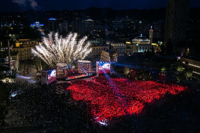 Inaguration of “Skanderbeg Square”